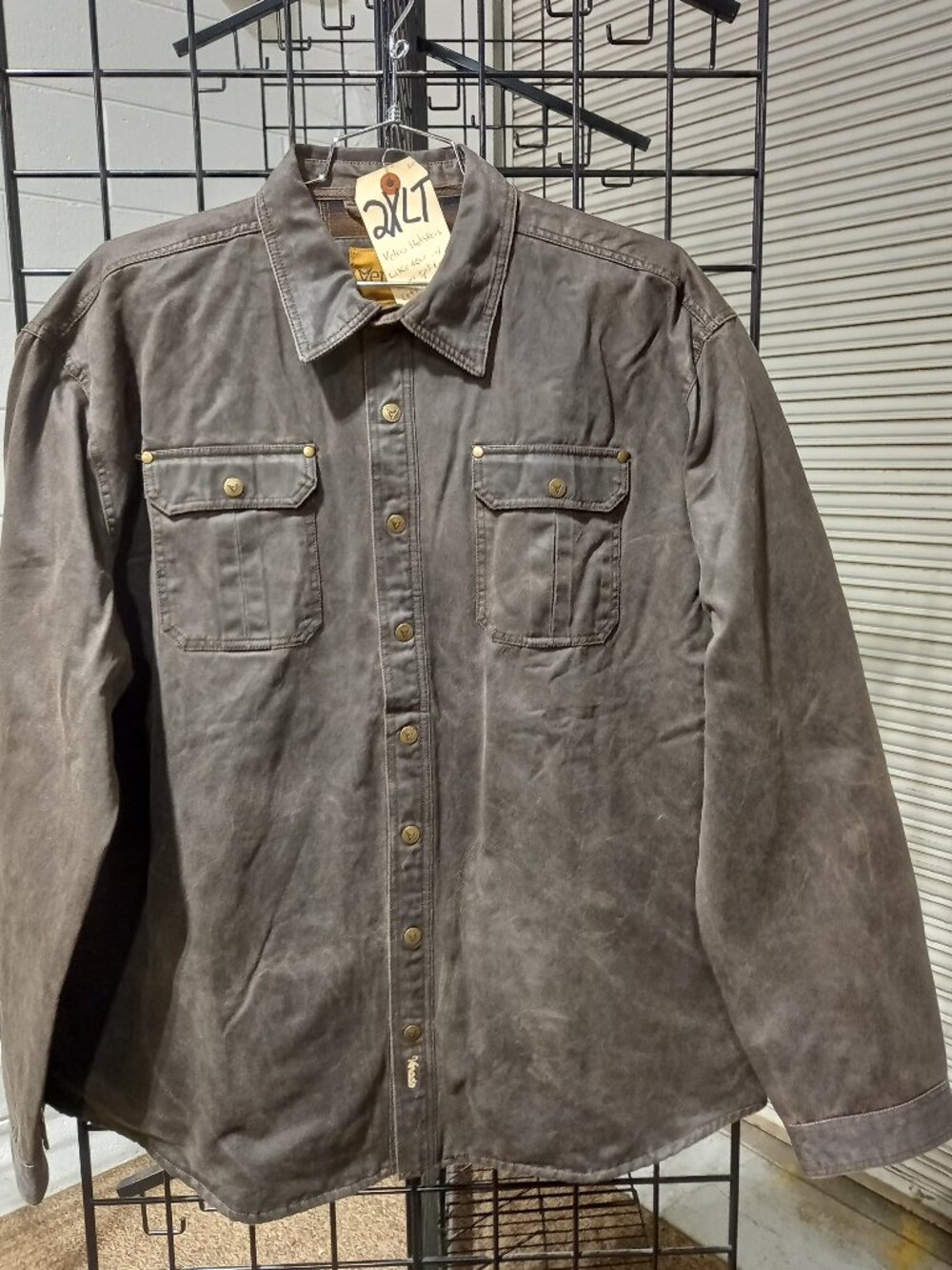 Bountyman Concealed Carry Shirt Jacket - Brown | 2XLT - Picture 2 of 9